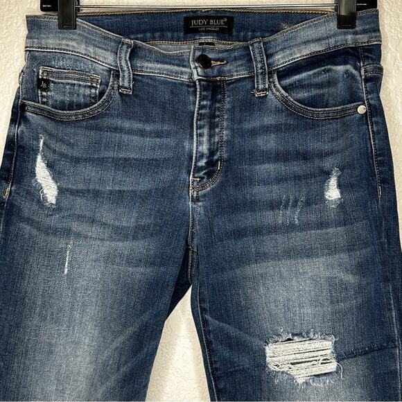Judy Blue Boyfriend Fit Distressed 5/27 - Picture 5 of 10